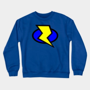 Lightning Bolt Logo - Blue Crewneck Sweatshirt